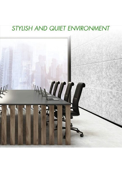 40 Paket Akustik Paneller Ses Sönümleme Panelleri Ses Geçirmez Dolgu Eğimli Kenar Karoları Duvar Dekoru ve Akustik Için (Yurt Dışından) modelleri