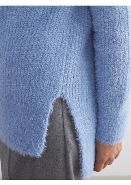 Yeni Sezon Bisiklet Yaka Kadın Triko Tunik modelleri