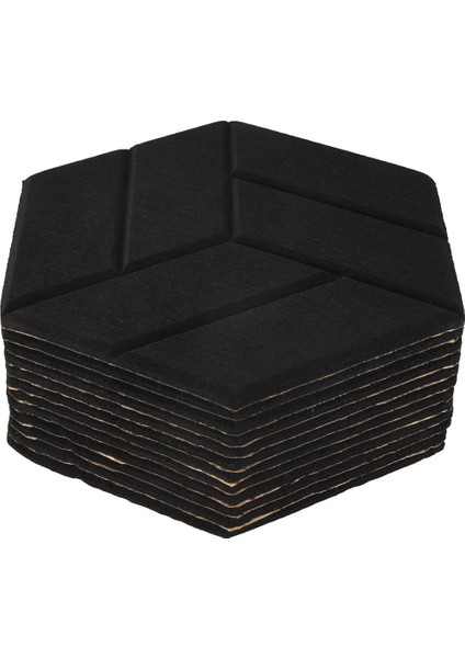 12 Paket Kendinden Yapışkan Akustik Paneller Altıgen Ses Kanıtı Köpük Panelleri Stüdyo Için Kullanılan Duvar Için Ses Geçirmez Dolgu (Yurt Dışından)