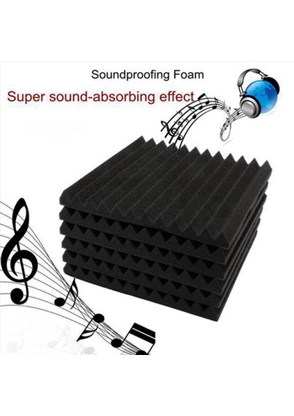 96 Pcs Akustik Köpük Kartı Stüdyo Fayans Akustik Köpük Ses Geçirmez Piramit Stüdyo Duvar Paneli 2 5X30X30CM (Yurt Dışından) fırsatları