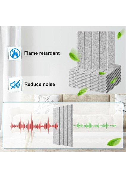 12 Paket Ses Geçirmez Köpük Panelleri 12X12X0 4 Inç Kendi Kendine Yapışkan Akustik Duvar Panelleri Akustik Için Gümüş Gri (Yurt Dışından) fırsatları