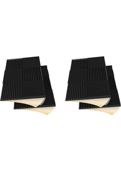 36 Adet Akustik Köpük Panel Kendinden Yapışkan Akustik Köpük Paneli Ses Izolasyon Yastığı Stüdyo Ev Ofisi Için Gürültü Azaltın (Yurt Dışından)