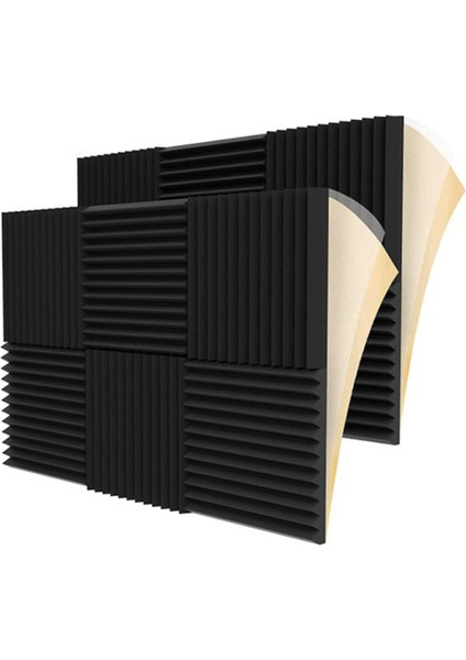 36 Adet Akustik Köpük Panel Kendinden Yapışkan Akustik Köpük Paneli Ses Izolasyon Yastığı Stüdyo Ev Ofisi Için Gürültü Azaltın (Yurt Dışından) fiyatları