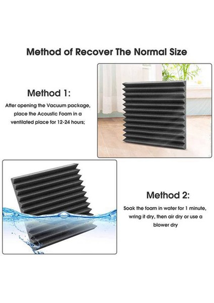 36 Adet Akustik Köpük Panel Kendinden Yapışkan Akustik Köpük Paneli Ses Izolasyon Yastığı Stüdyo Ev Ofisi Için Gürültü Azaltın (Yurt Dışından) indirimleri