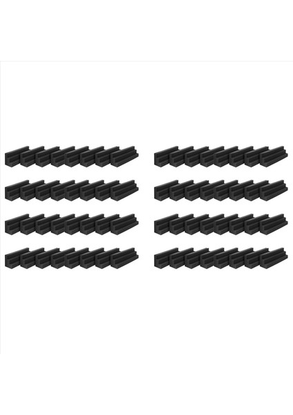 64 Pcs Akustik Paneller Bas Tuzağı Köşe Stüdyo Köpük Ses Yalıtım Pad Duvar Paneli Köşe Blok Stüdyo Veya Tiyatro (Yurt Dışından)