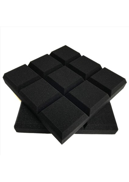 24 Paket 30X30X5CM Akustik Köpük Paneller Eğimli 9 Blok Karo Ses Panelleri Takozlar Ses Geçirmez Ses Yalıtım Emici (Yurt Dışından) fiyatları