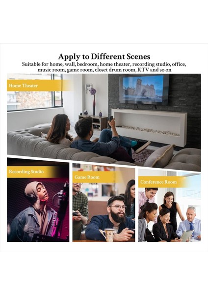 6 Paket Ses Düzeltısı Köpük Paneller 2 x 12 x 12 Inç Kendi Kendinden Yapışkan Yüksek Yoğunluklu Akustik Köpük Ses Geçirmez Duvar Panelleri (Yurt Dışından) indirimleri