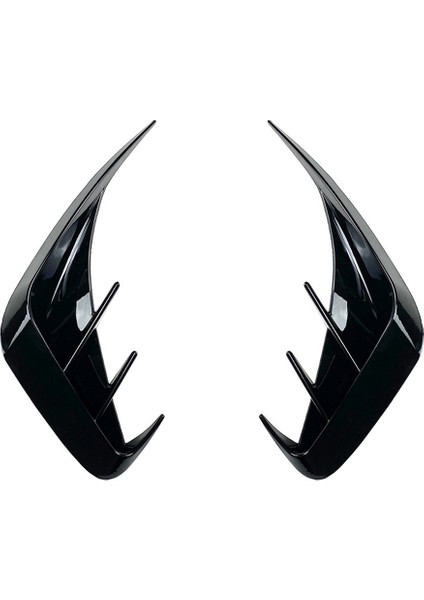 G20 Arka Tampon Dudak Yan Hava Hava Havalandırma Outlet Kapak Trim -Bmw 3 Serisi G20 M Sport 320I 325I 330I Parlak Siyah (Yurt Dışından)