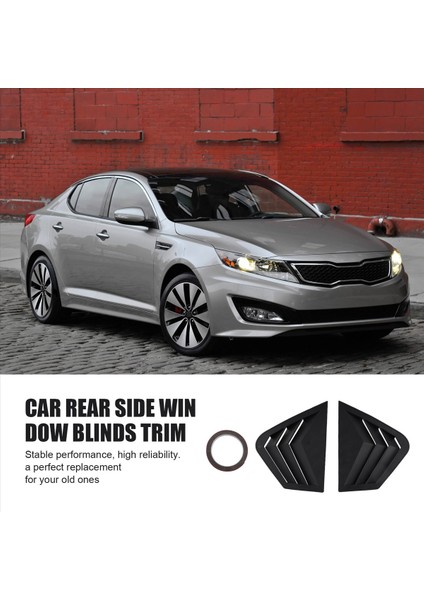 Araç Arka Yan Pencere Panjurları Döşeme Kapağı Panjur Çıkartmaları Kia Optima K5 2011-2015 Için Araç Aksesuarları Çerçeve (Yurt Dışından) fırsatları