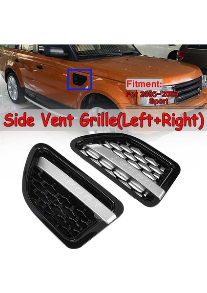 1paır Ön Çamurlu Hava Havalandırma Gril Glil Krom Land Rover Range Rover Sport 2005-2009 Mesh Havalandırma Hava Akışı Alımı (Yurt Dışından) fiyatları