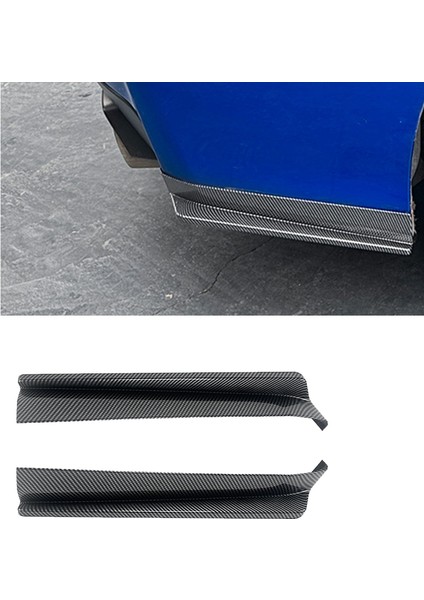 Subaru Wrx Stı Va 2015-2021 Karbon Fiber Deseni Için Araba Arka Tampon Dudak Difüzörlü Kanat Önlük Spoyleri (Yurt Dışından) indirimleri