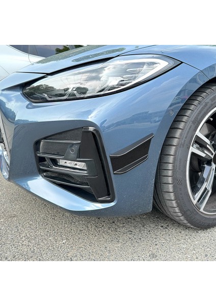 Araba Ön Tampon Ayırıcı Spoiler Kanatları Bmw Için Sis Lambası Döşeme 4 Serisi G22 G23 M Sport 2020+ Parlak Siyah (Yurt Dışından) indirimleri