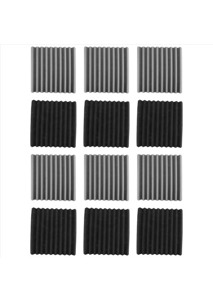 12 Paket Kendi Kendine Yapışkan Akustik Panel 12X12X1 Inç Ses Geçirmez Köpük Paneller Ev Stüdyosu Için Ses Geçirmez Duvar Panelleri (Yurt Dışından) modelleri