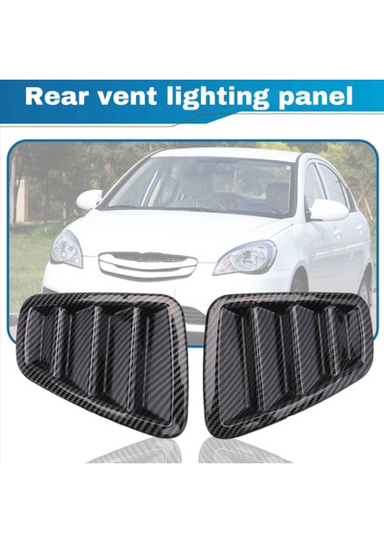 1 Çift Araba Arka Kuyruk Işık Döşeme Paneli Kapak Arka Havalandırma Işık Döşeme Fiat 500 Abarth 595 695 Dış Araba Parçaları (Yurt Dışından) fırsatları