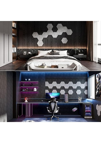 12 Paket Kendi Kendine Yapışkan Akustik Paneller 11 8inch x 10 2inch Ses Geçirmez Köpük Panelleri Yüksek Yoğunluklu (Yurt Dışından) indirimleri