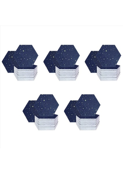 60 Paket Yıldızlı Gökyüzü Altıgen Akustik Paneller Ses Proofing Palding Stüdyo Akustik Tedavisi Için Ses Emici Panel (Yurt Dışından)