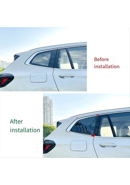 Araba Arka Pencere Panjur Panjurları Panjurlar Bmw Için Kapak Kaplama X3 G01 2018-2024 Araba Harici Trim Aksesuarları A (Yurt Dışından) modelleri