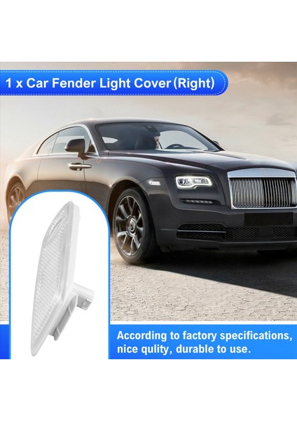 Araba Sağ Ön Işaretçi Işık Çamurluk Işık Kapağı 63147223152 Rolls Royce Royce Rr4 Wraith Rr5 Dawn Rr6 (Yurt Dışından) indirimleri
