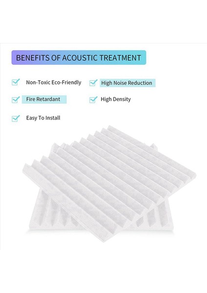 60PCS Akustik Köpük Tahtası Stüdyo Fayans Akustik Köpük Ses Geçirmez Piramit Stüdyo Arıtma Duvar Paneli Vb 2 5X30X30CM (Yurt Dışından) indirimleri