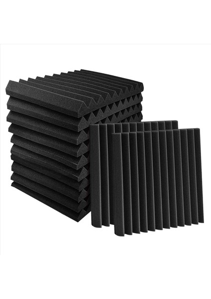 Akustik Köpük Paneller 96 Paket Akustik Paneller 1 x 12 x 12INCH Studio Ses Emici Fayans Kayıt Tavan (Yurt Dışından) modelleri