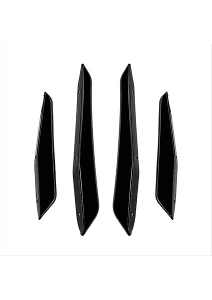 Araba Ön Tampon Yan Ayırıcı Spoiler Sis Lambası Yan Spoiler Döşeme Bmw 2 Serisi M2 G87 2023+ Parlak Siyah (Yurt Dışından)