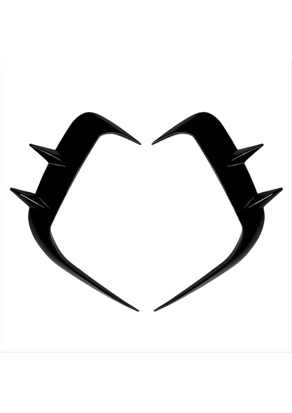 Bmw 5 Serisi I5 G60 G61 2024+ M Sport Sis Farları Dekoratif Kapak Parlak Siyah (Yurt Dışından)