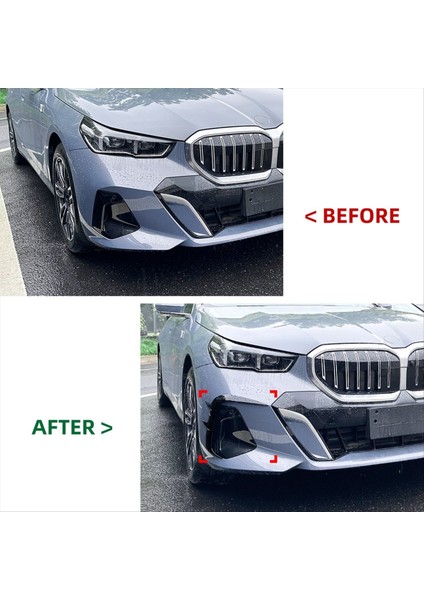 Bmw 5 Serisi I5 G60 G61 2024+ M Sport Sis Farları Dekoratif Kapak Parlak Siyah (Yurt Dışından) fiyatları