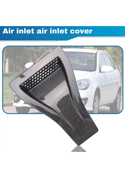 Evrensel Motor Kaput Havalandırıcı Hava Kepçesi Bonnet Havalandırma Hava Girişi Karbon Araba Parçaları Araç Ön Havalandırma (Yurt Dışından) fırsatları