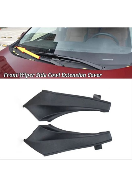 Ön Ön Cam Köşe Deflektörü Silecek Yan Kapak Kapağı 53866-42020 53867-42020 Toyota Rav4 Için 2013-2018 (Yurt Dışından) modelleri