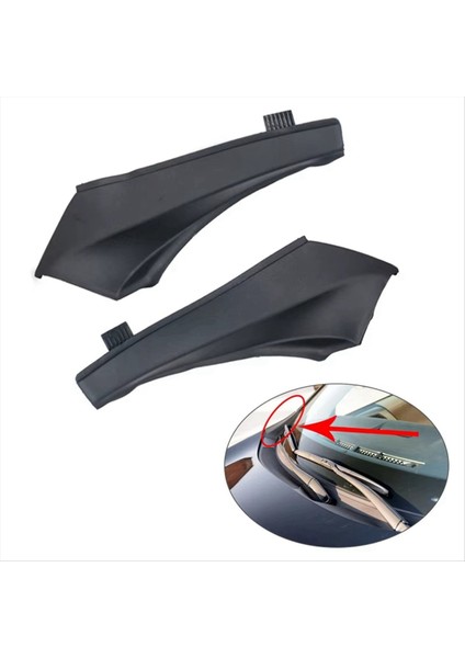 Ön Ön Cam Köşe Deflektörü Silecek Yan Kapak Kapağı 53866-42020 53867-42020 Toyota Rav4 Için 2013-2018 (Yurt Dışından) fırsatları