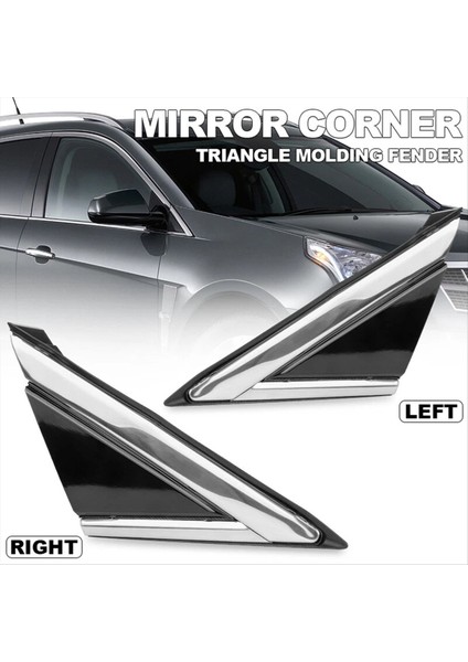 1 Çift Dikiz Aynası Köşe Üçgen Çamurluk Kapak Trim Paneli 22774040 22774041 Için Cadillac Srx 2010-2016 (Yurt Dışından) fiyatları