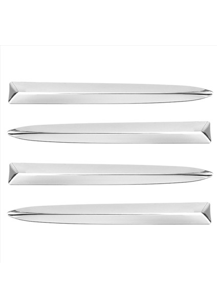 2paır Araş Krome Ön Tampon Üst Kalıp Şeritleri Fiat 500 2008-2015 735455041 735455042 (Yurt Dışından)