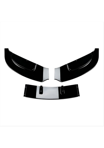 Araba Ön Tampon Splitter Dudak Difüzör Spoiler Mercedes-Benz C-Serisi Için Kapak Koruma W204 2011-2014 Parlak Siyah (Yurt Dışından)