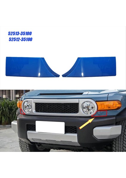 Toyota Fj Cruiser 2007-2014 Fender Köşe Far Alt Trim Plakası Için Sağ Ön Tam Tampon Dolgu Kapağı 52512-35100-J0 (Yurt Dışından) indirimleri