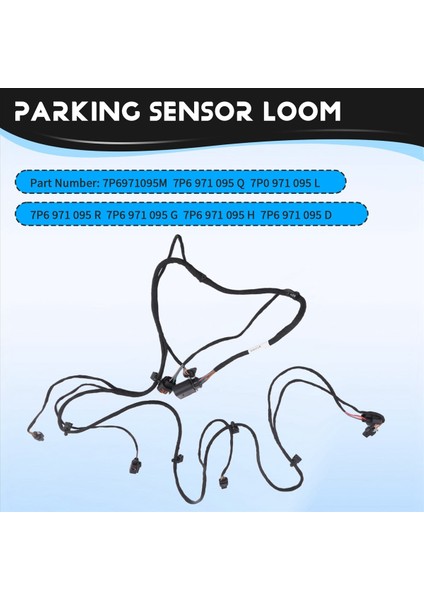 Vw Touareg Için 7P6971095M 2011-2014 Ön Tampon Park Sensörü Kabloları 7p6 971 095M (Yurt Dışından) fırsatları