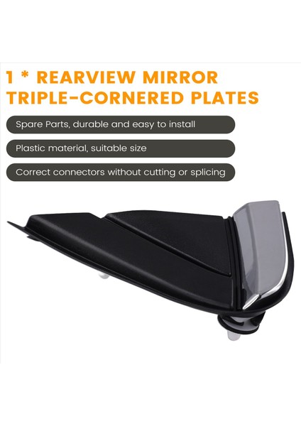 Dikizle Ayna Üçlü Kısaltılmış Plaka Trim 84107340 Chevy Explorer Equinox 2018-2023 Sol (Yurt Dışından) modelleri