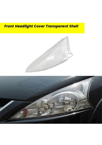 Mitsubishi Grandis Için Araba Ön Far Kapağı 2009-2015 Kafa Işık Gölgesi Şeffaf Abajur Toz Kapağı Sol (Yurt Dışından) fırsatları