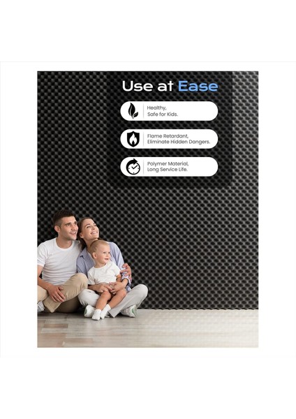 24 Paket Kendi Kendine Yapışkan Yumurta Sandığı Ses Geçirmez Köpük Paneller 2X12X12INCH Ev ve Stüdyolar Için Akustik Köpük (Yurt Dışından) modelleri