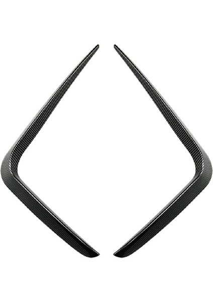 Araç Karbon Fiber Abs Ön Sis Fark Trim Trim Çember Bmw 4 Serisi G22 G23 G26 M Sport 2020-2023 (Yurt Dışından)