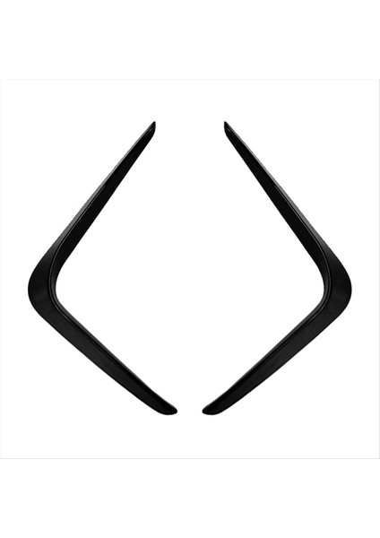 Bmw 4 Serisi G26 M Sport 2020+ Sis Işıkları Dekoratif Kapak Parlak Siyah (Yurt Dışından)