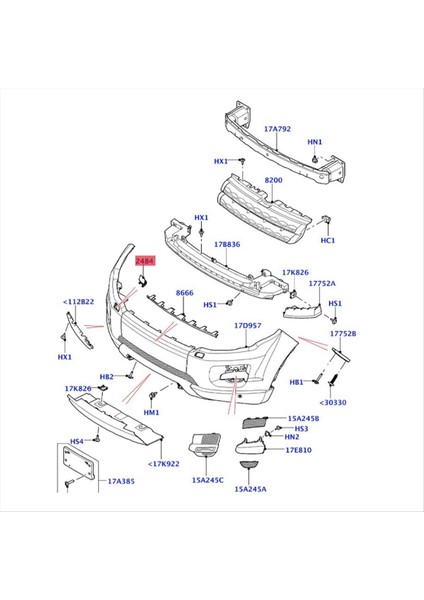 Sağ Taraf Ön Far Rondela Kapakları LR036197 Land Rover Range Rover Evoque 2012-2019 RO1049100 (Yurt Dışından) fiyatları