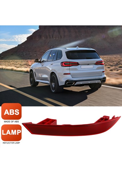 Arka Sol Tampon Reflektör Paneli 63147463973 Bmw G05 X5 40IX 50IX 2018-2022 (Yurt Dışından) modelleri