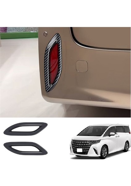 Toyota Alphard 40 Serisi 2023+ Araç Aksesuarları Için Araç Karbon Fiber Arka Tail Sis Light Lamba Çerçevesi Kapak Döşeme (Yurt Dışından) modelleri