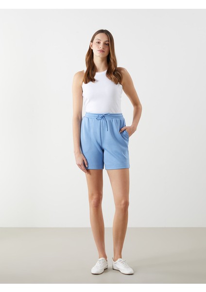 Yeni Sezon Beli Lastikli Kadın Şort