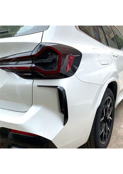 Araba Parlak Siyah Arka Tampon Ayırıcı Kiti Spoiler Arka Kanard Hava Havalandırma Döşemesi Bmw X3 G01 Lcı M Sport 2022-2023 (Yurt Dışından) indirimleri