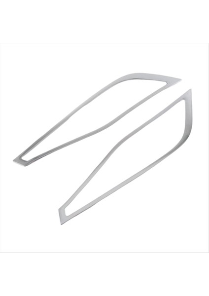 Araba Arka Sis Lambası Kapağı Trim Sisli Çerçeve Çerçeve Dekorasyon Çerçevesi Toyota Harrier 2022-2024 Gümüş (Yurt Dışından)