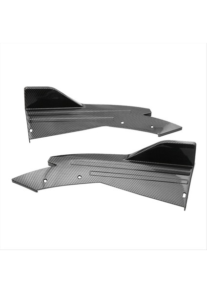 48CM Arka Tampon Koruyucusu Kanardlar Ayırıcı Yan Etek Koruyucu Gövde Kitleri Kapak Çıkartma Araba Ayarlama Aksesuarları Karbon Fiber (Yurt Dışından)