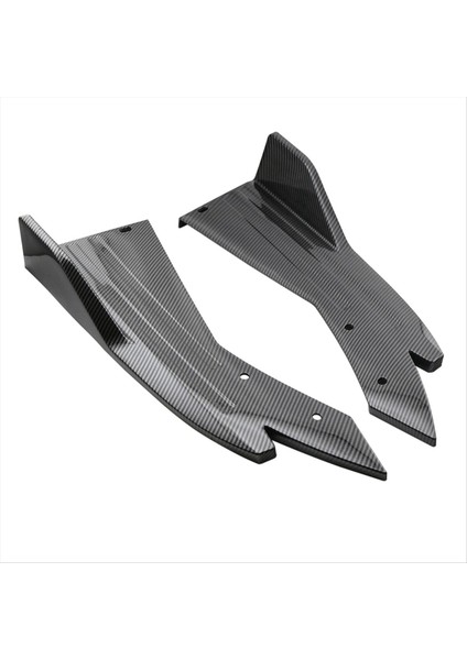 48CM Arka Tampon Koruyucusu Kanardlar Ayırıcı Yan Etek Koruyucu Gövde Kitleri Kapak Çıkartma Araba Ayarlama Aksesuarları Karbon Fiber (Yurt Dışından) fırsatları
