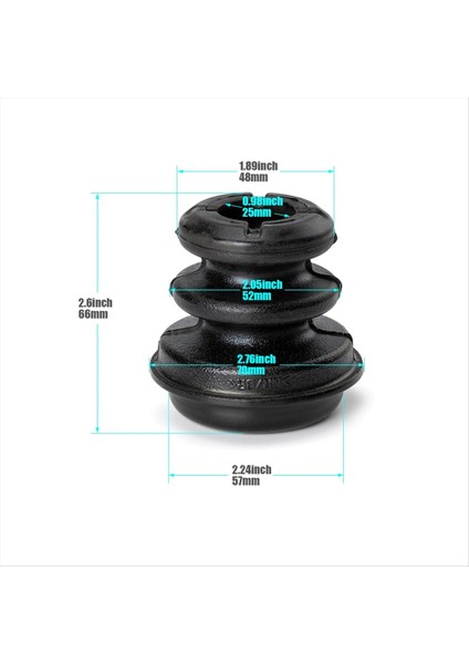 Nissan Rogue Qashqai QR25DE 55240-JG000 55240-JY00A Için 2x Arka Yayı Tampon Tampon Tutkal (Yurt Dışından) fiyatları