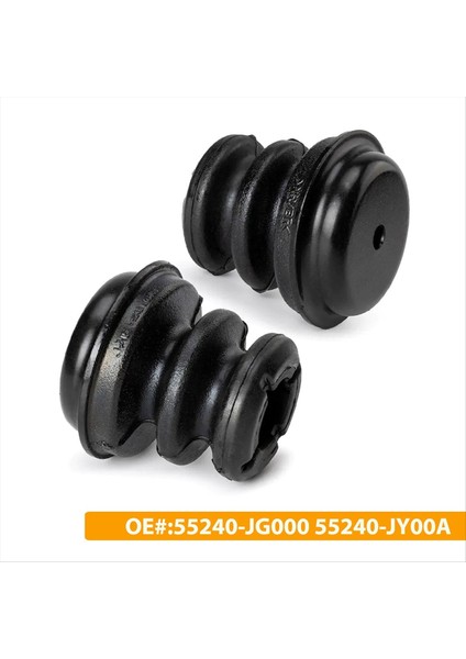 Nissan Rogue Qashqai QR25DE 55240-JG000 55240-JY00A Için 2x Arka Yayı Tampon Tampon Tutkal (Yurt Dışından) indirimleri